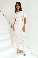 On The Move Maxi Dress Pink