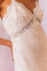 Olmine Sequin Maxi Dress
