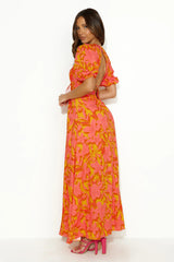 In The Hills Maxi Dress Orange