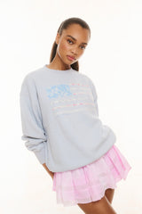 Palo Americana Fleece Pullover-MOONSTONE