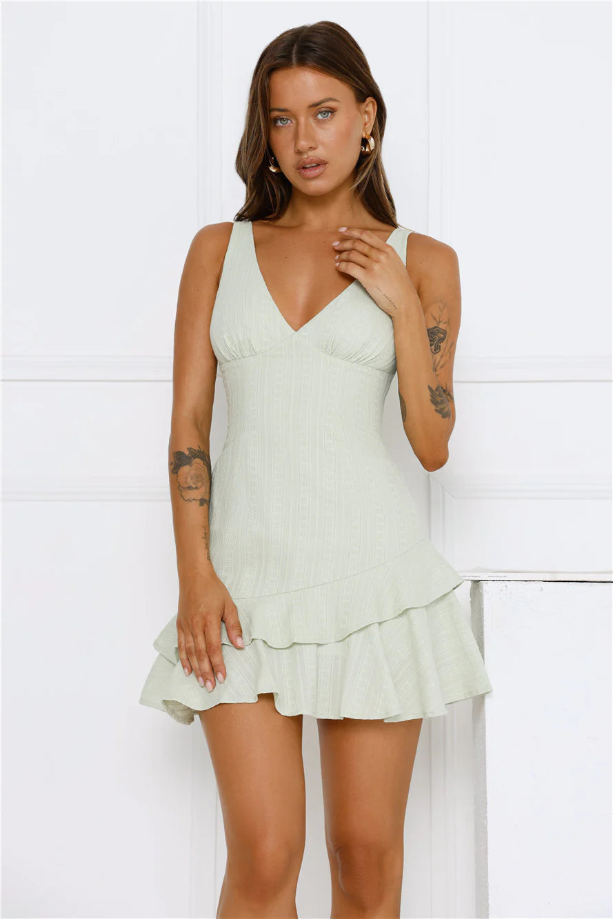 Honeyfields Mini Dress Sage