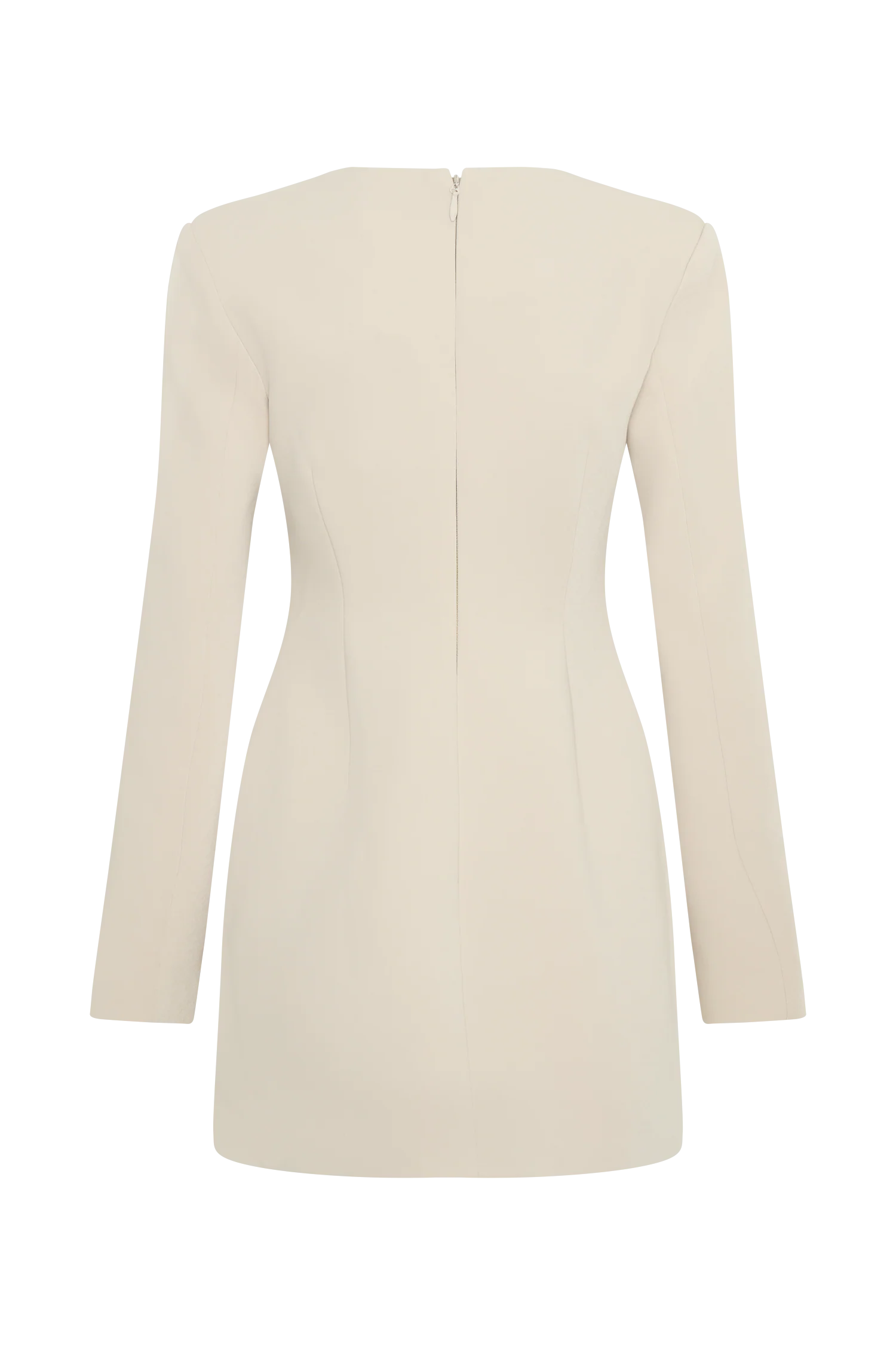 Arora Suiting Blazer Dress With Pleating - Sand