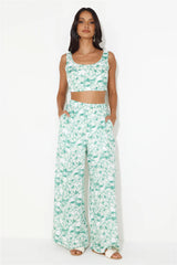 Island Tree Breeze Crop Top Green