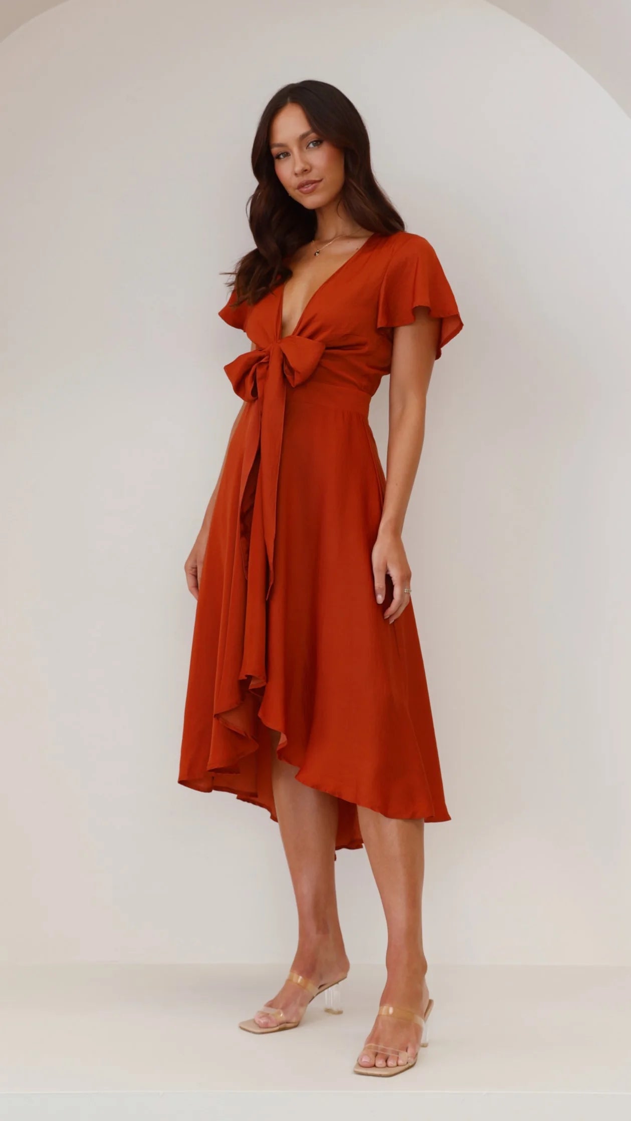 Sunny Daze Dress - Rust