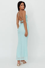 Modern Love Lace Bodice Maxi Dress Mint