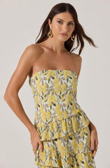 Asymmetrical Tiered Ruffle Midi Dress