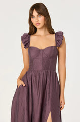 Wedelia Bustier Midi Dress