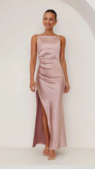 Ava Maxi Dress - Dusty Pink