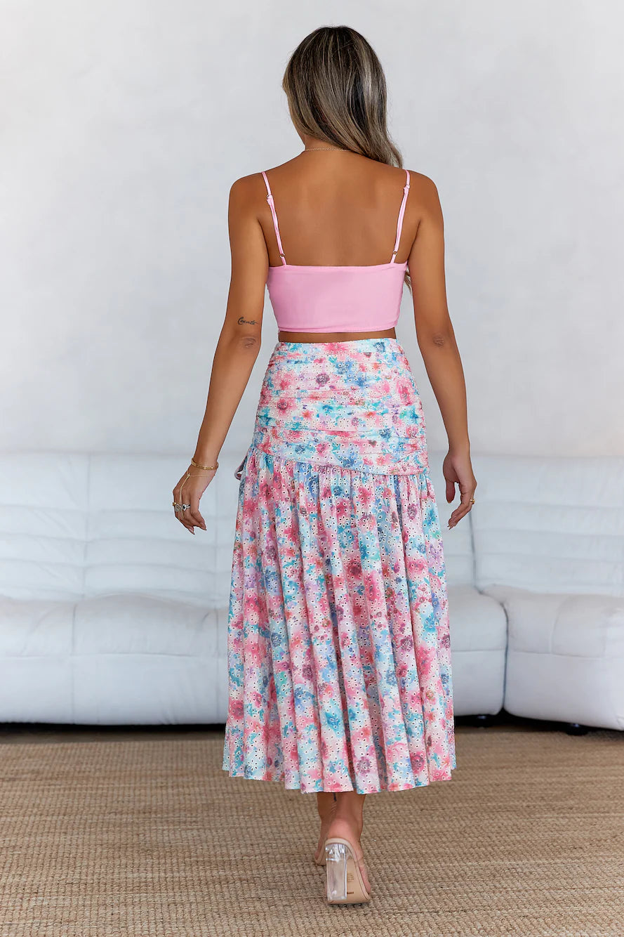 Just My Type Crop Top Pink
