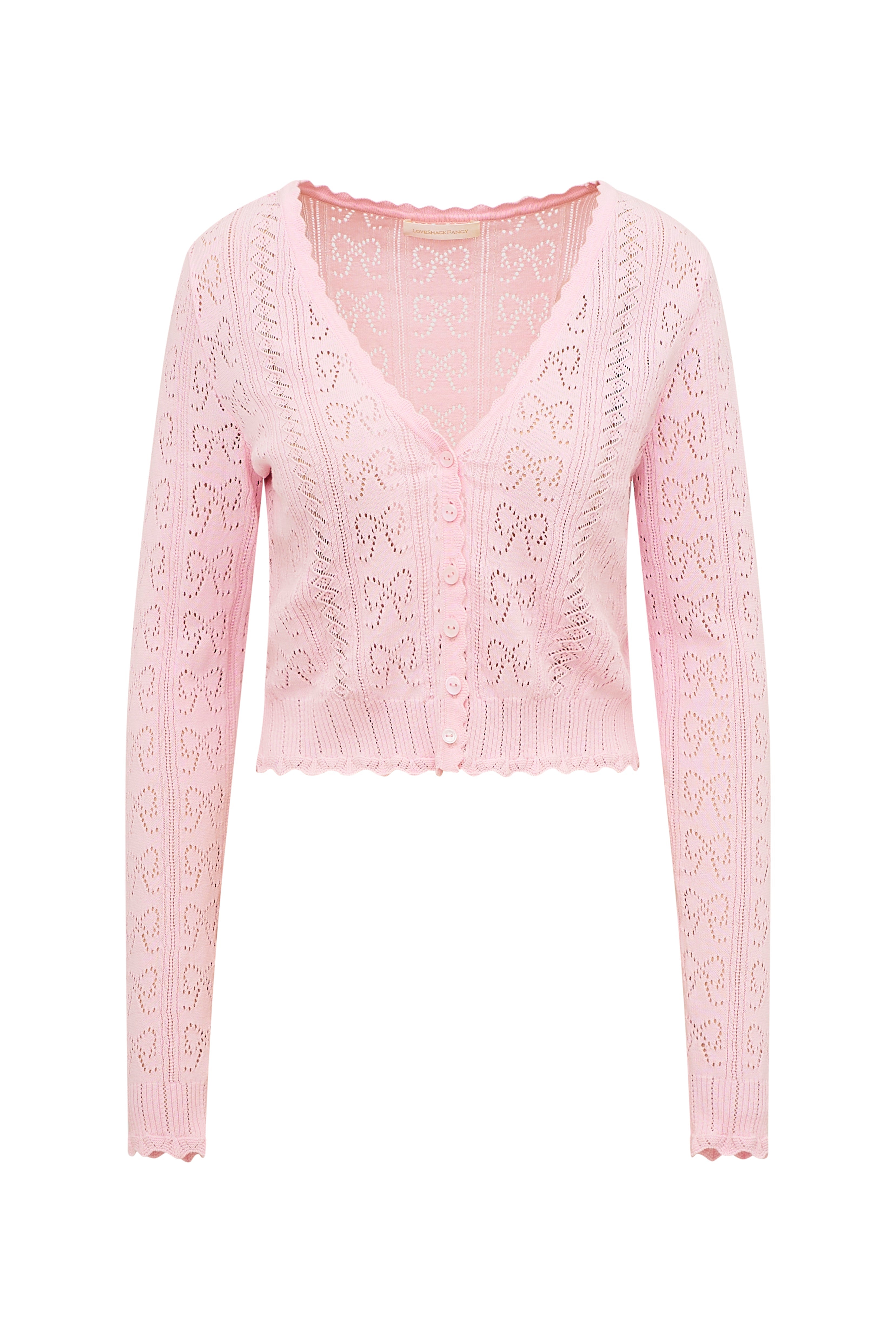 Petra Bow Pointelle Cardigan