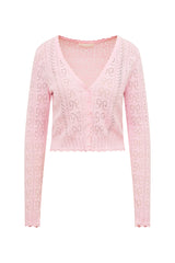 Petra Bow Pointelle Cardigan