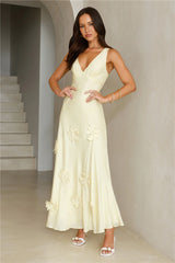 Juicy Floral Maxi Dress Yellow