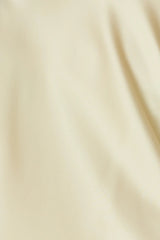 Yours To Love Satin Halter Mini Dress Yellow