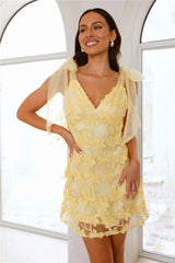 Island Hills Mini Dress Yellow