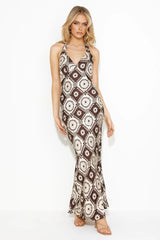 Her Own Vibe Maxi Dress Brown