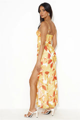 Hawaii Dream Maxi Dress Yellow