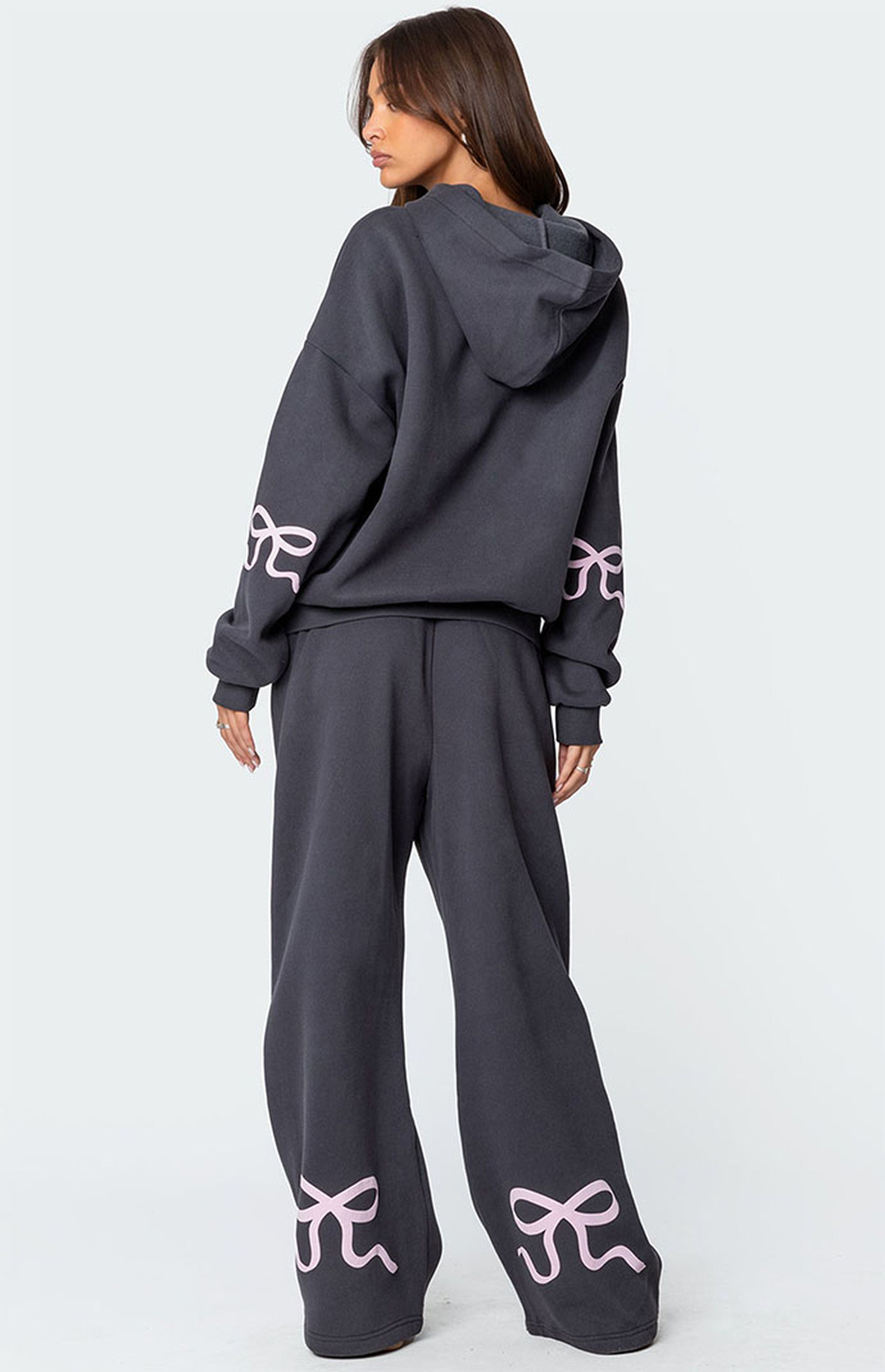 Edikted Bonney Bow Detail Hoodie