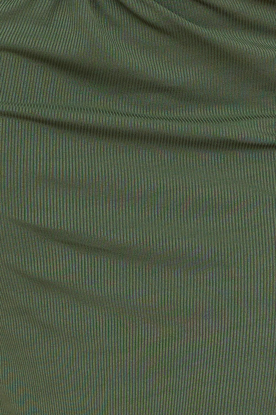 Karmic Power Crop Khaki