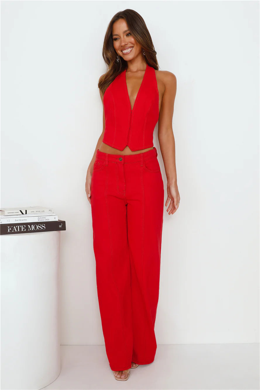 Je Suis Halter Crimson