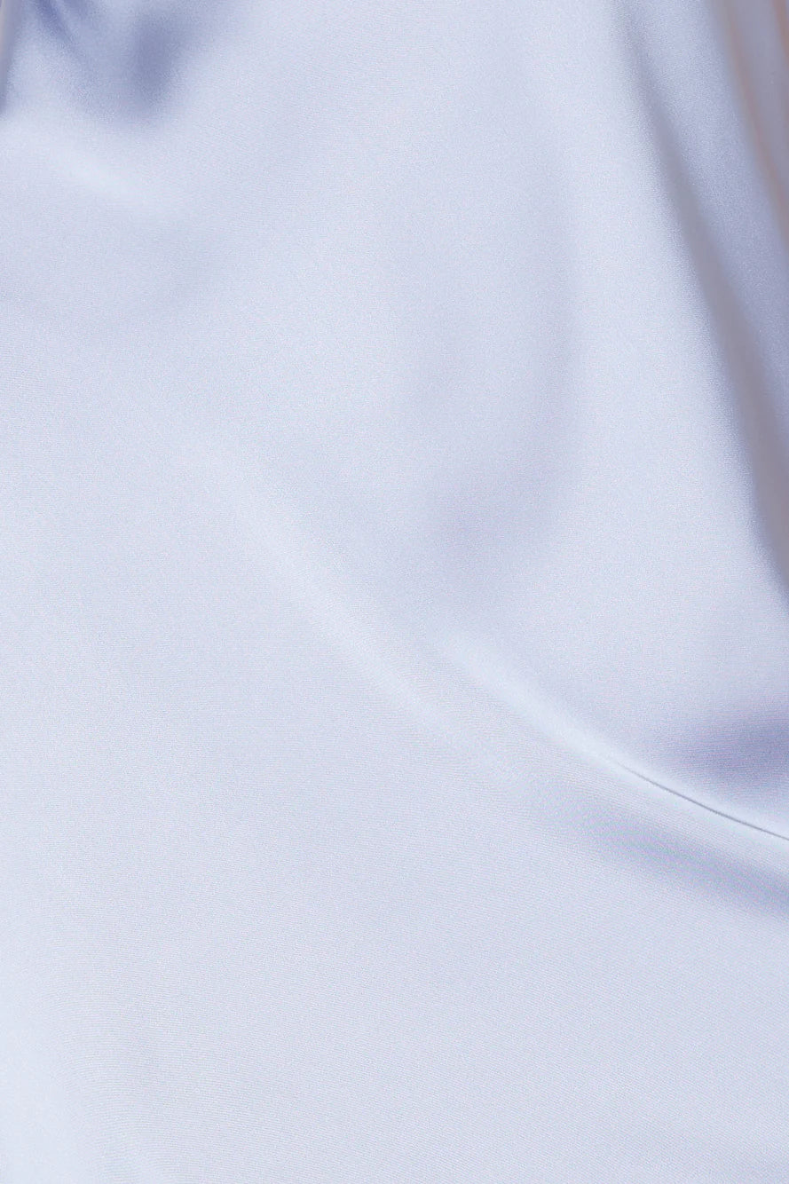 In The Diamond Satin Mini Dress Blue