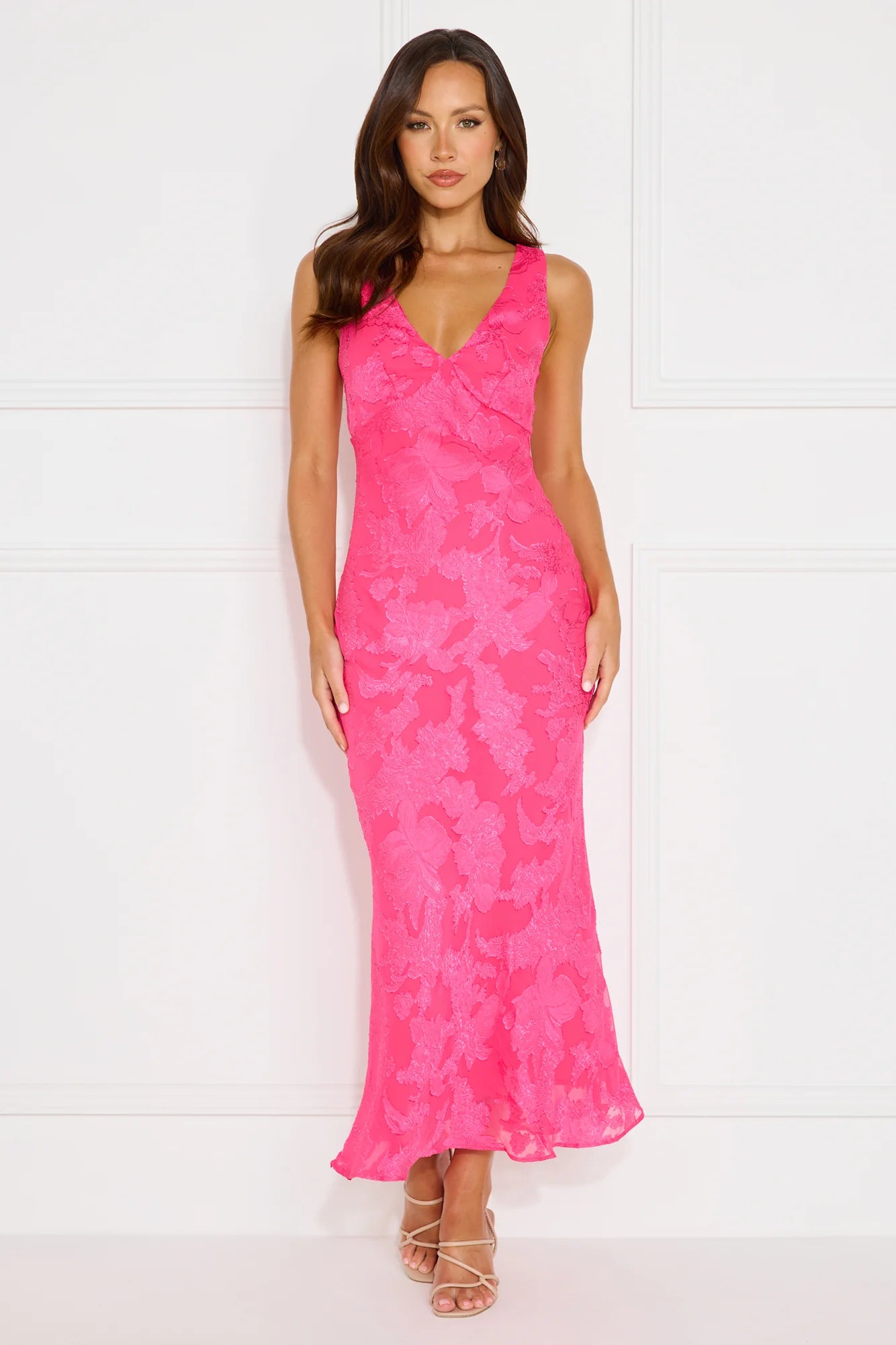 Hotel Of Style Maxi Dress Pink