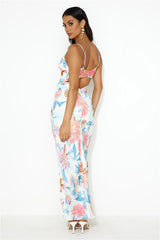 Her Own Skin Maxi Dress Blue