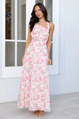 La Botanique Halter Maxi Dress Pink