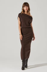 Val One Shoulder Sweater Dress