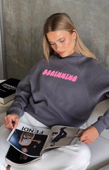 Beginning Slate Bubble Hoodie