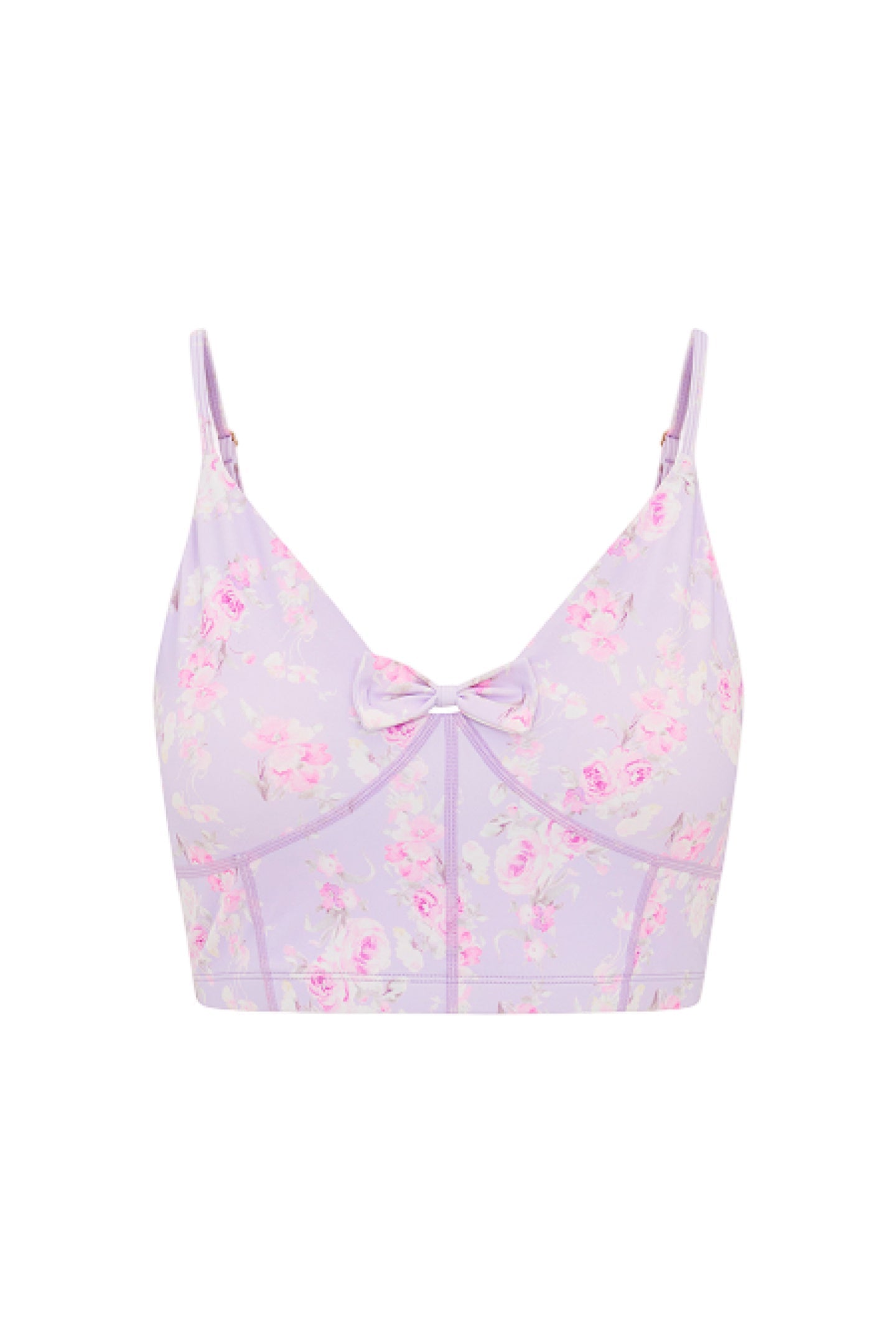 Ridgeson Floral Active Bra - HIBISCUS