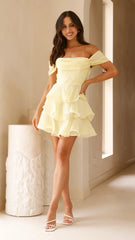 Lanelle Mini Dress - Yellow