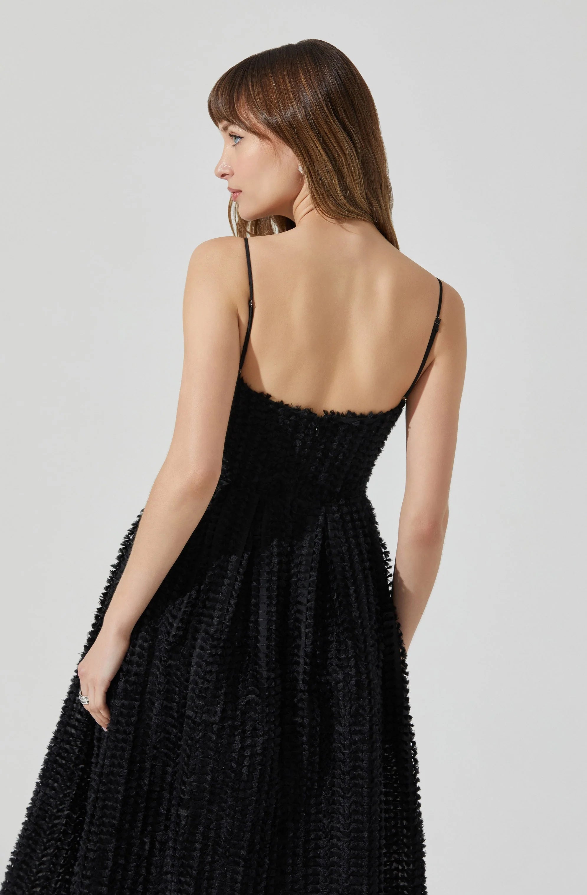Avani Textured Midi Dress