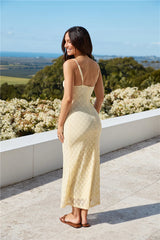 Wildflower Maxi Dress Yellow