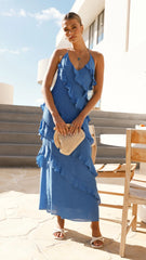 Sophia Maxi Dress - Cobalt Blue
