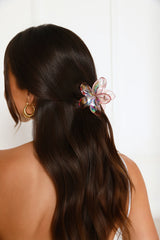 Island Girl Claw Clip Clear Pink