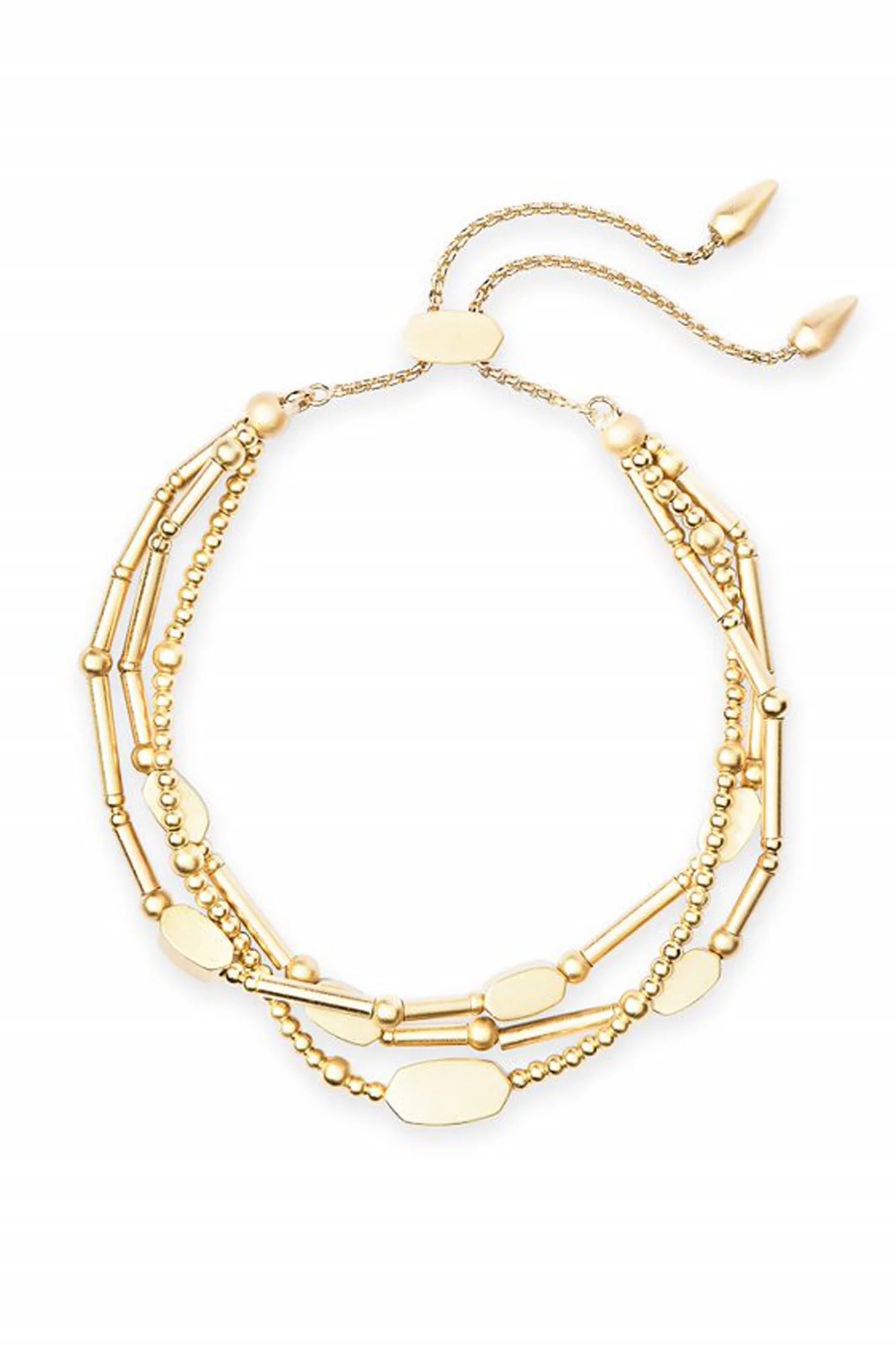 KENDRA SCOTT Chantal Beaded Bracelet Gold Metal