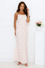 Hawaii Magic Maxi Dress White