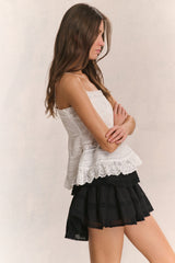Ruffle Mini Heritage Skirt