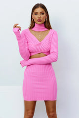 LIONESS Pink Floyd Mini Dress Pink
