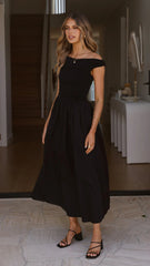 Immy Midi Dress - Black