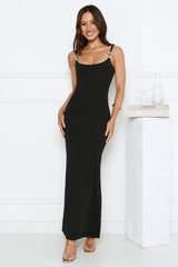 Island Lounging Maxi Dress Black