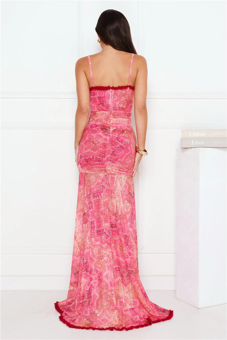 Kiata Maxi Dress Gaia Pink