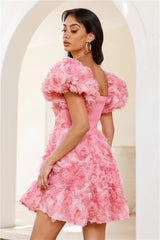 It's Your Day Tulle Mini Dress Pink