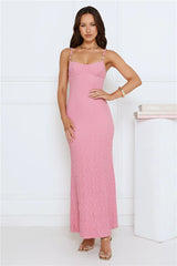 Late Night Lovers Maxi Dress Pink