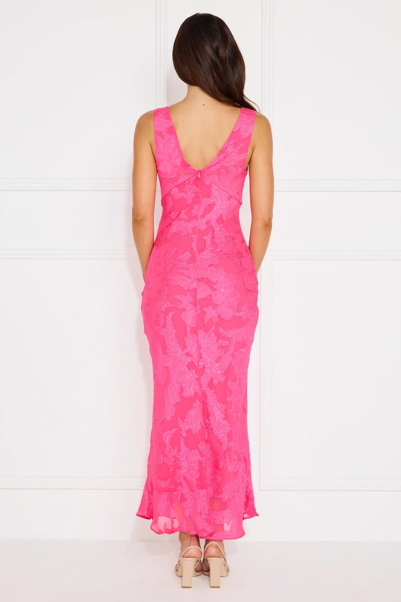 Hotel Of Style Maxi Dress Pink