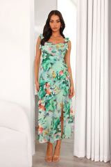 Late Style Maxi Dress Green