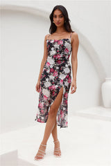 Join Together Midi Dress Black