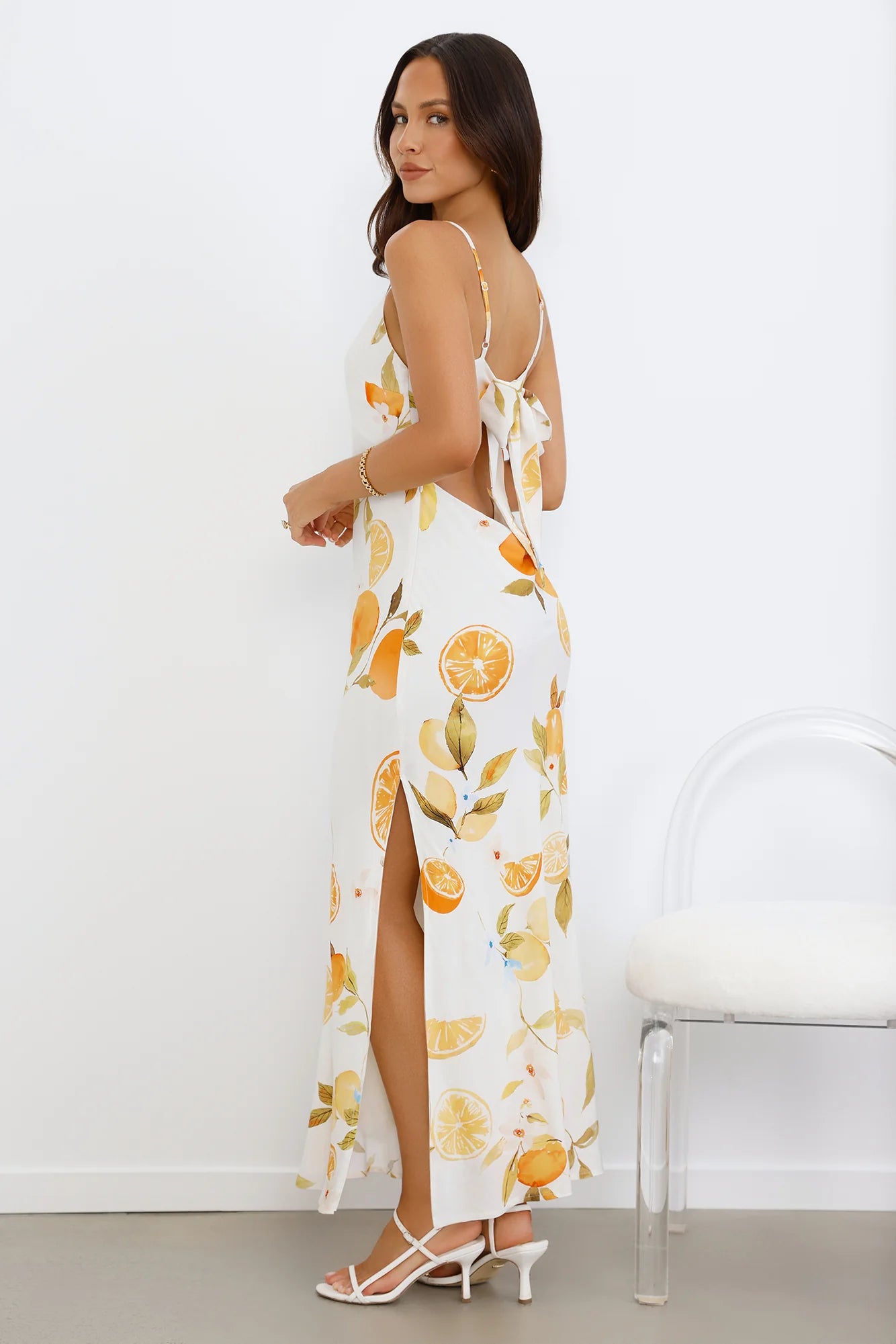 Lemonade Luxe Maxi Dress White