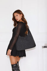 Jami Bag Black Suede