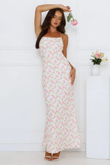 Hawaii Magic Maxi Dress White